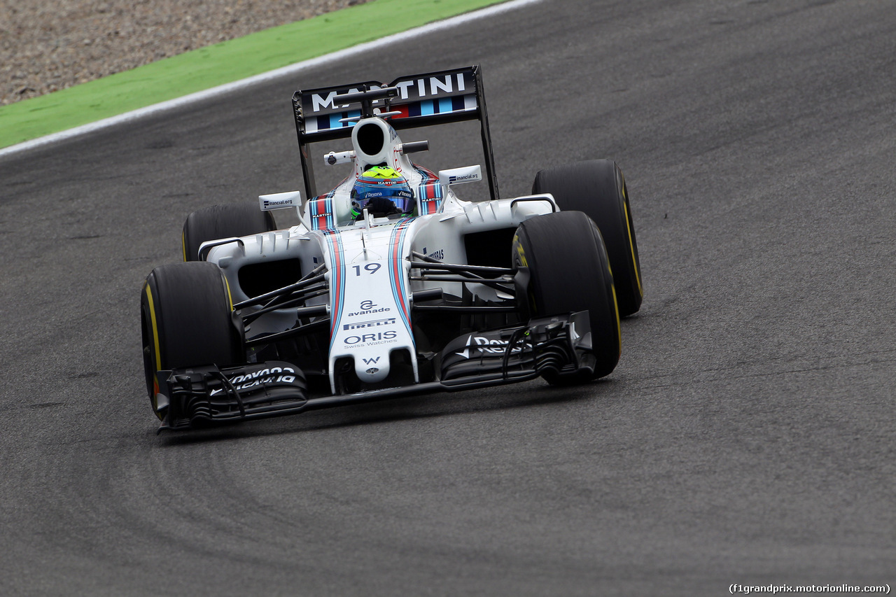 GP GERMANIA, 29.07.2016 - Prove Libere 1, Felipe Massa (BRA) Williams FW38