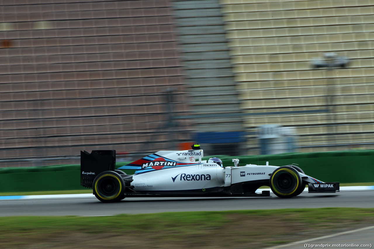 GP GERMANIA, 29.07.2016 - Prove Libere 1, Valtteri Bottas (FIN) Williams FW38