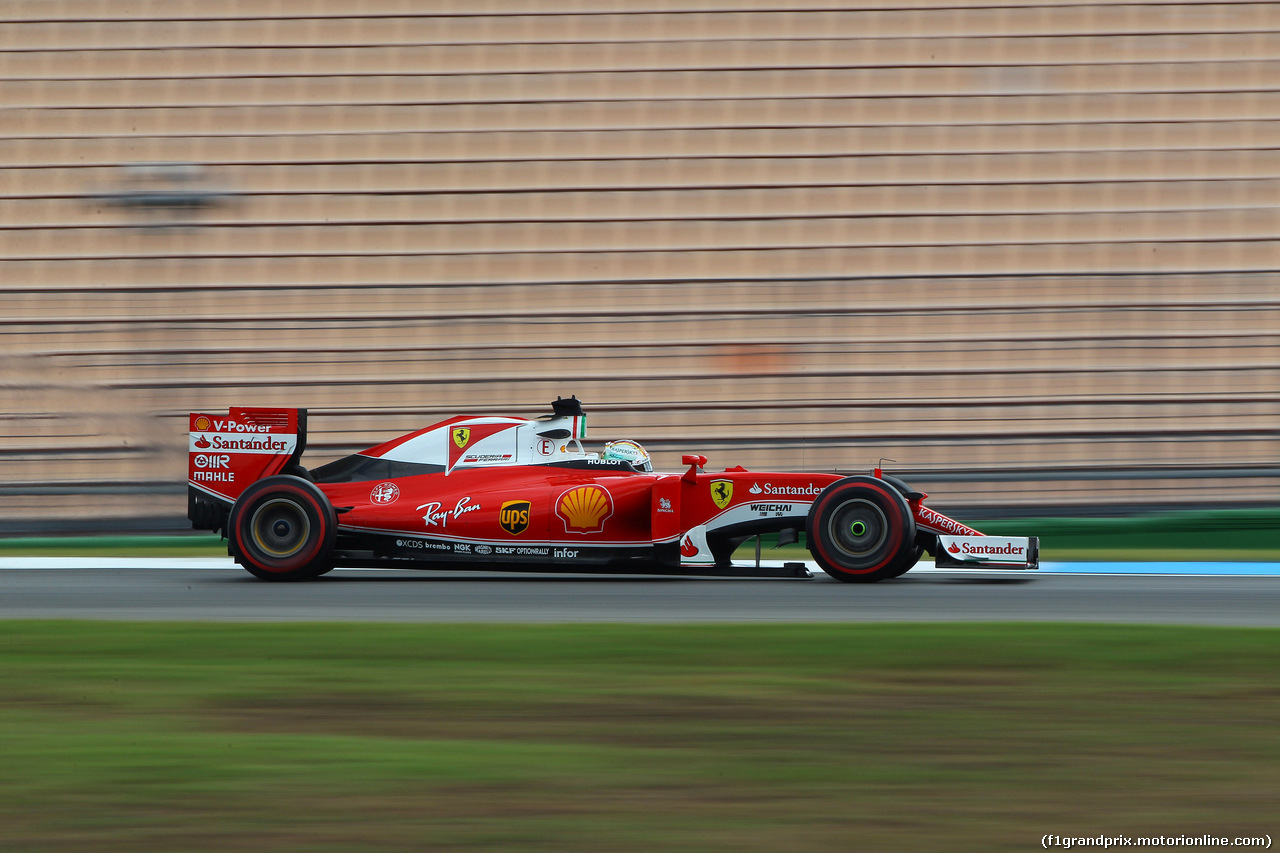 GP GERMANIA, 29.07.2016 - Prove Libere 1, Sebastian Vettel (GER) Ferrari SF16-H