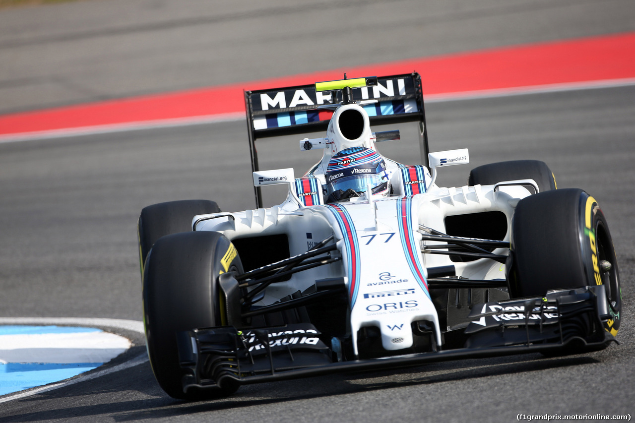 GP GERMANIA, 29.07.2016 - Prove Libere 1, Valtteri Bottas (FIN) Williams FW38