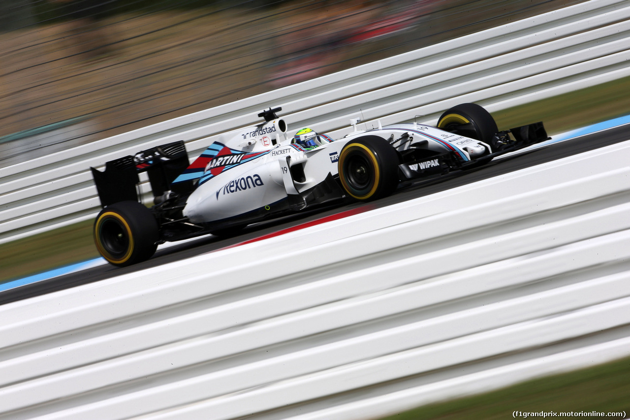 GP GERMANIA, 29.07.2016 - Prove Libere 1, Felipe Massa (BRA) Williams FW38