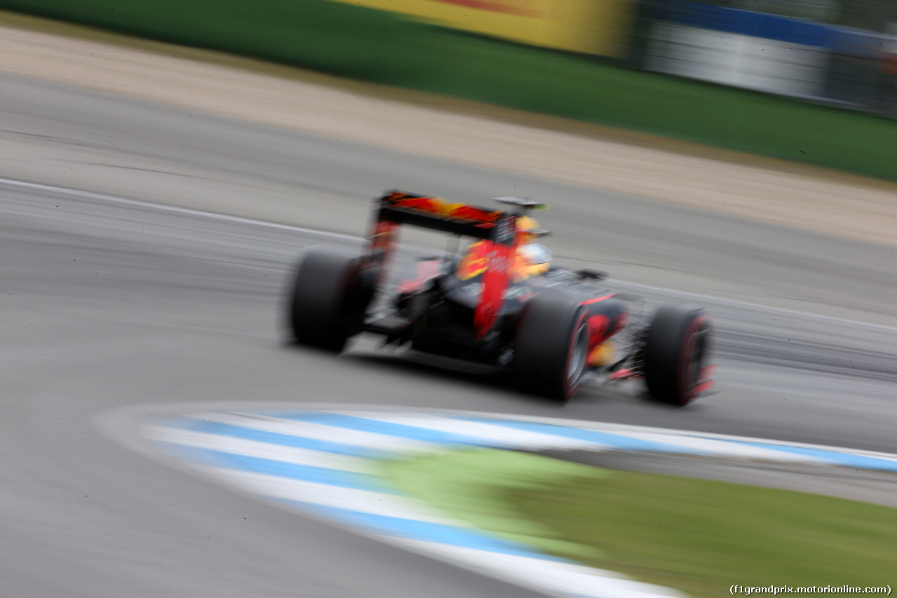 GP GERMANIA, 29.07.2016 - Prove Libere 1, Max Verstappen (NED) Red Bull Racing RB12