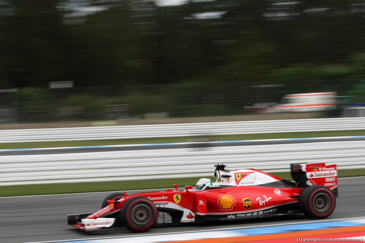 GP GERMANIA, 29.07.2016 - Prove Libere 1, Sebastian Vettel (GER) Ferrari SF16-H