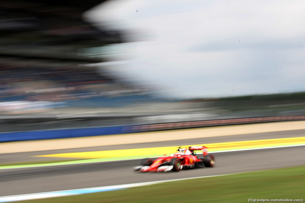 GP GERMANIA, 29.07.2016 - Prove Libere 1, Kimi Raikkonen (FIN) Ferrari SF16-H