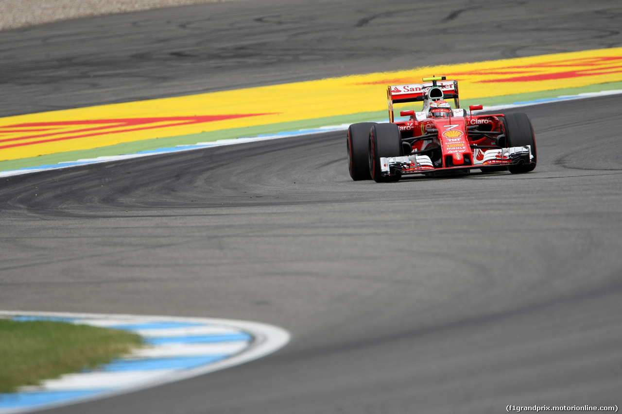 GP GERMANIA, 29.07.2016 - Prove Libere 1, Kimi Raikkonen (FIN) Ferrari SF16-H