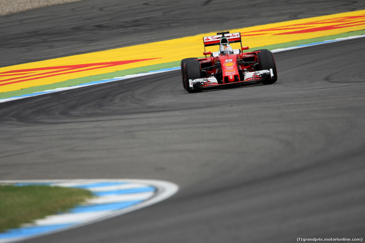 GP GERMANIA, 29.07.2016 - Prove Libere 1, Sebastian Vettel (GER) Ferrari SF16-H