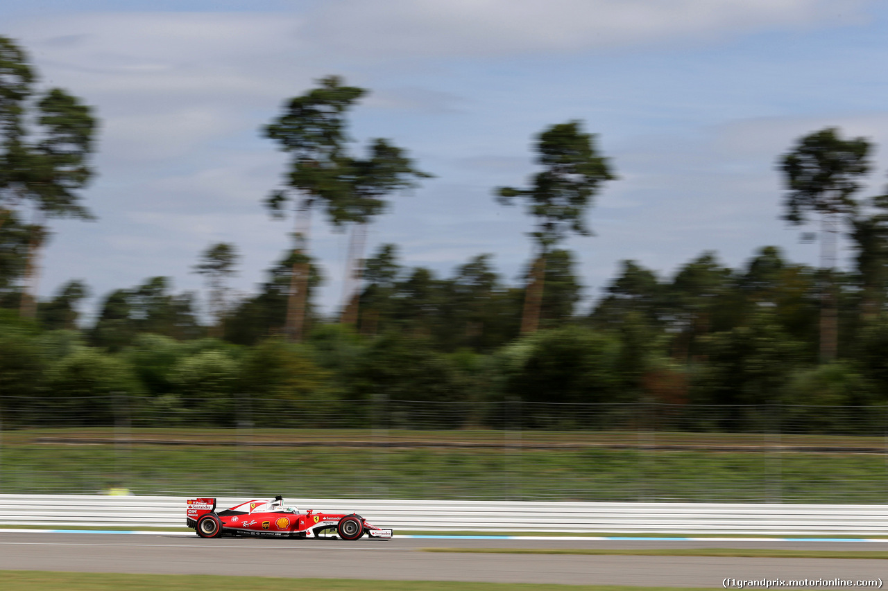 GP GERMANIA, 29.07.2016 - Prove Libere 1, Sebastian Vettel (GER) Ferrari SF16-H