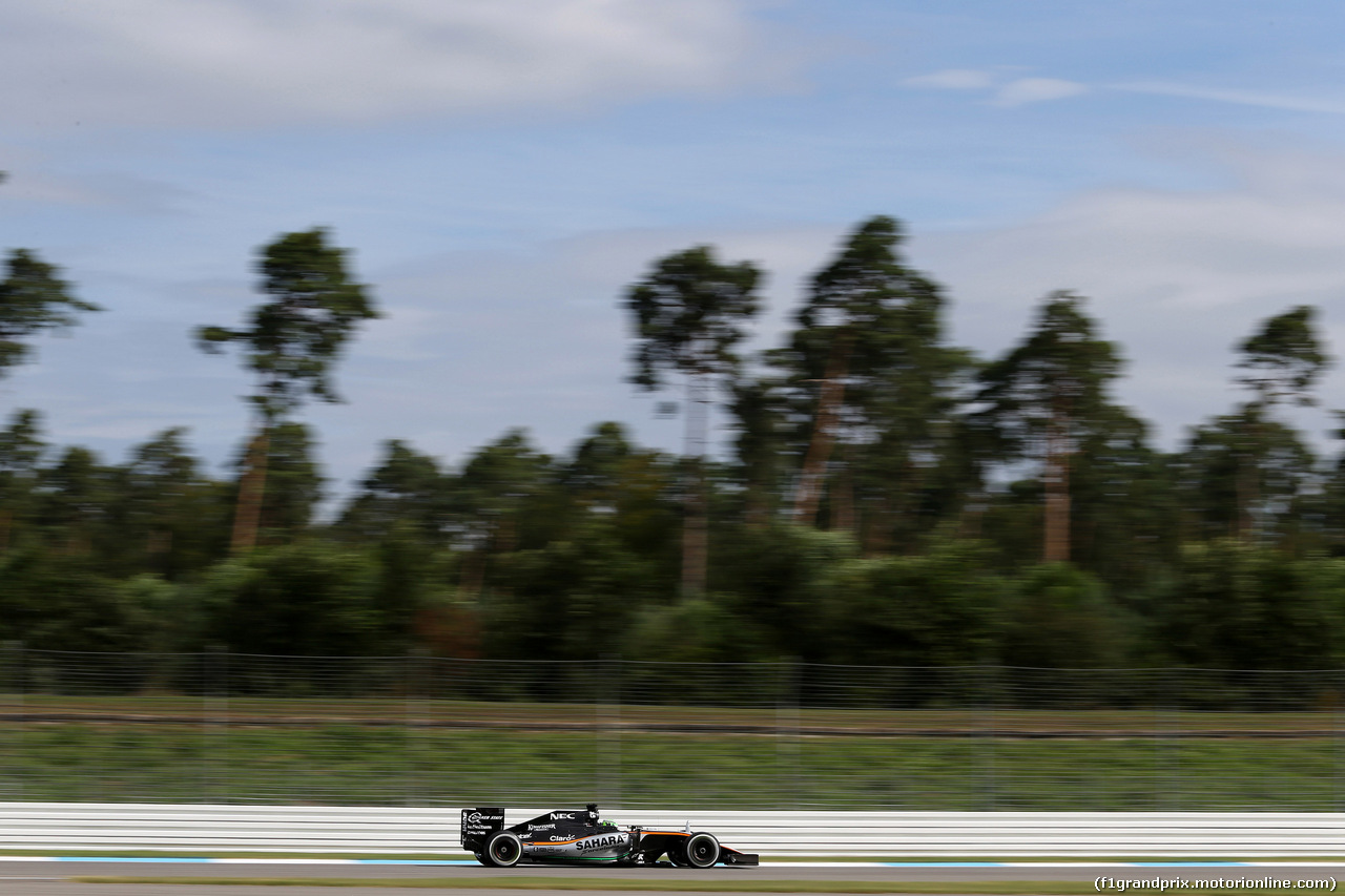 GP GERMANIA, 29.07.2016 - Prove Libere 1, Nico Hulkenberg (GER) Sahara Force India F1 VJM09