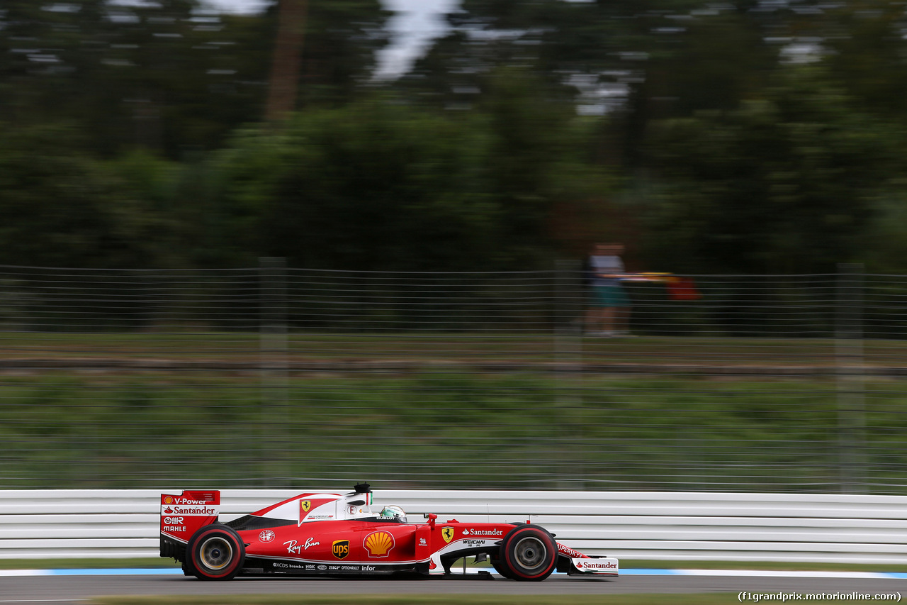 GP GERMANIA, 29.07.2016 - Prove Libere 1, Sebastian Vettel (GER) Ferrari SF16-H