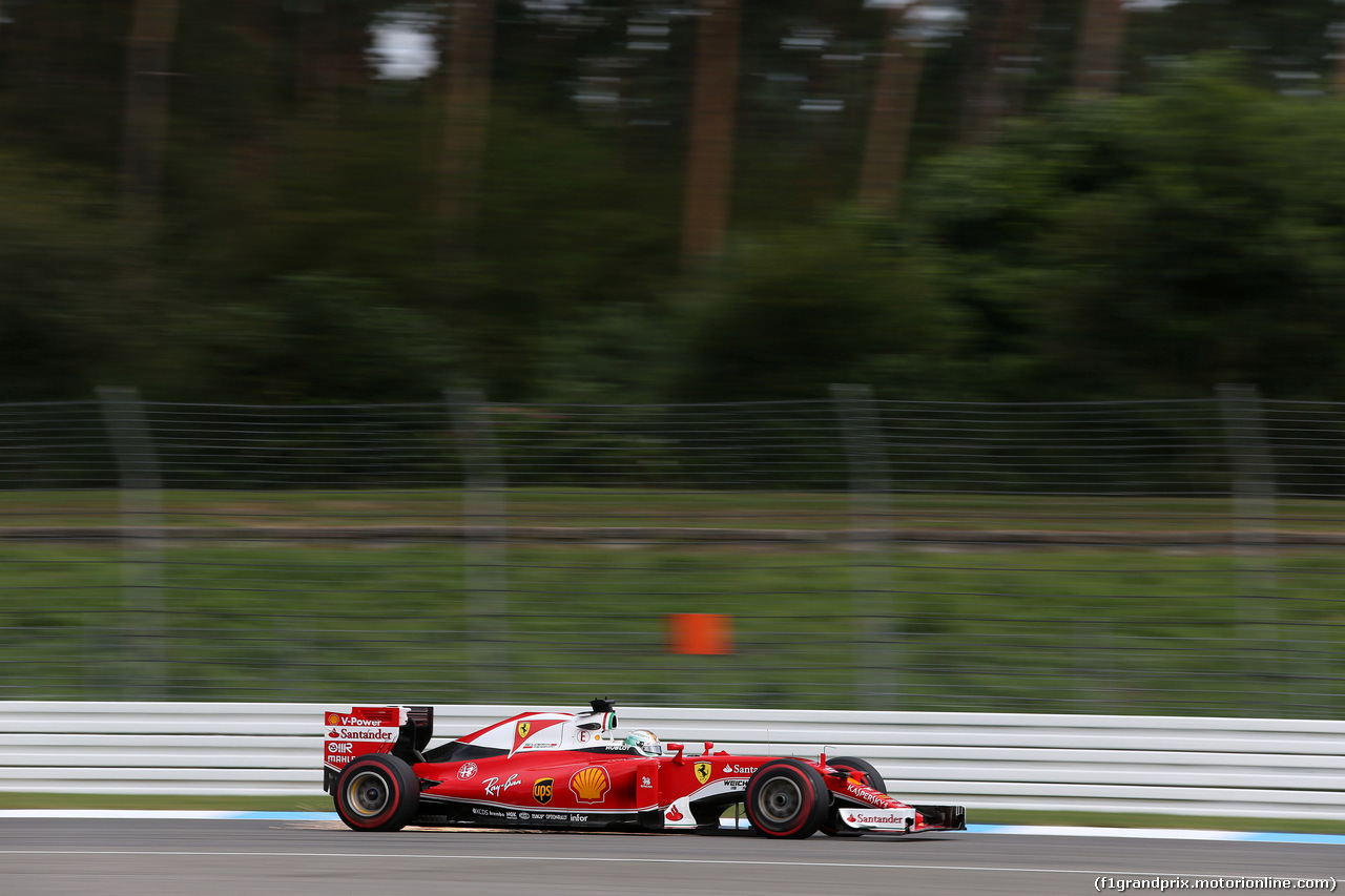 GP GERMANIA, 29.07.2016 - Prove Libere 1, Sebastian Vettel (GER) Ferrari SF16-H