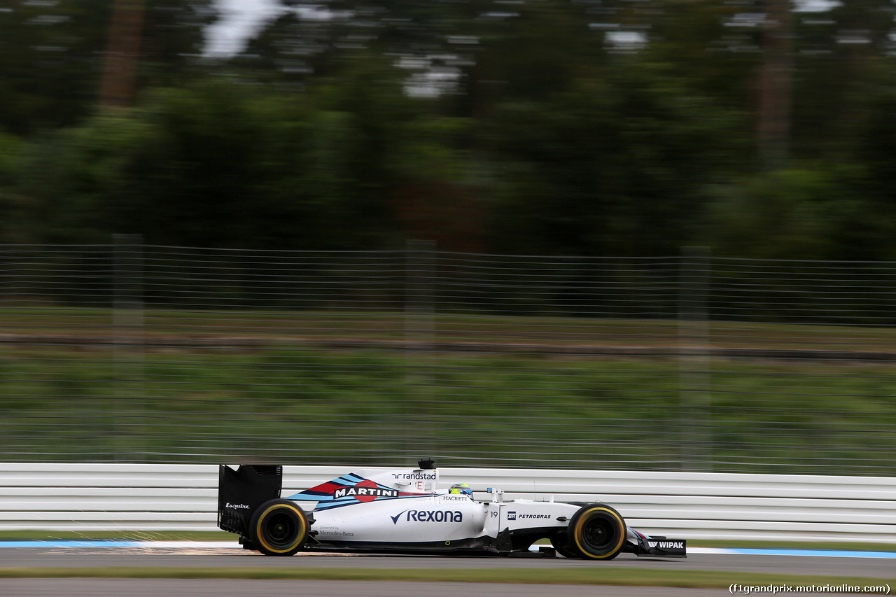 GP GERMANIA, 29.07.2016 - Prove Libere 1, Felipe Massa (BRA) Williams FW38