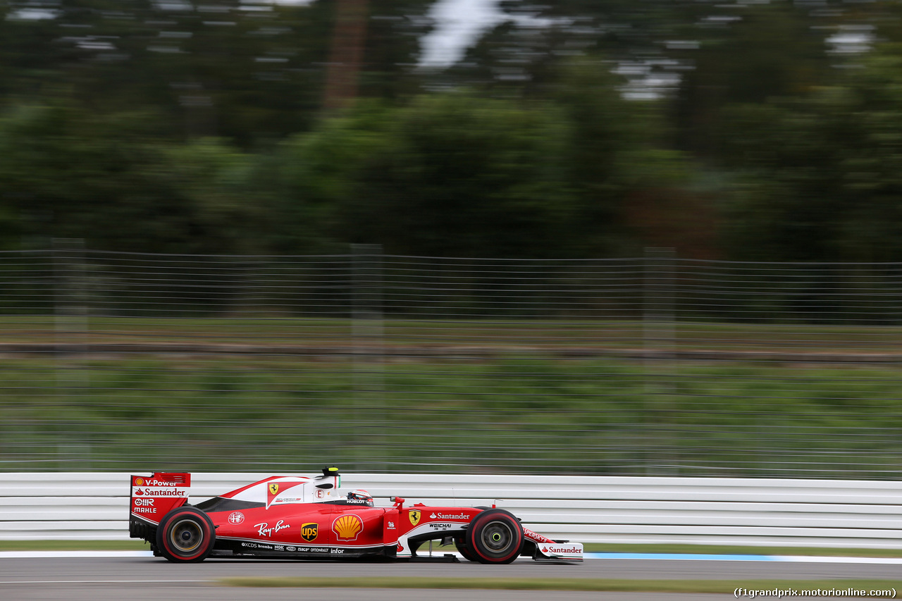 GP GERMANIA, 29.07.2016 - Prove Libere 1, Kimi Raikkonen (FIN) Ferrari SF16-H