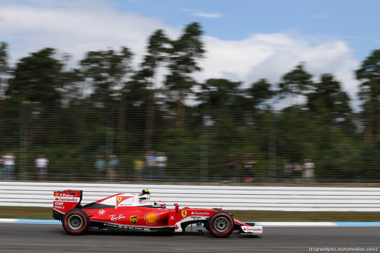 GP GERMANIA, 29.07.2016 - Prove Libere 1, Kimi Raikkonen (FIN) Ferrari SF16-H