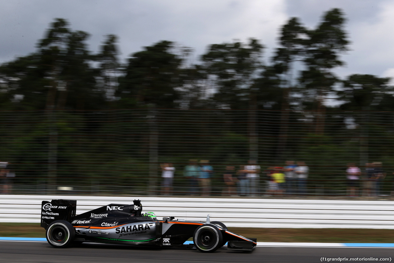 GP GERMANIA, 29.07.2016 - Prove Libere 1, Nico Hulkenberg (GER) Sahara Force India F1 VJM09