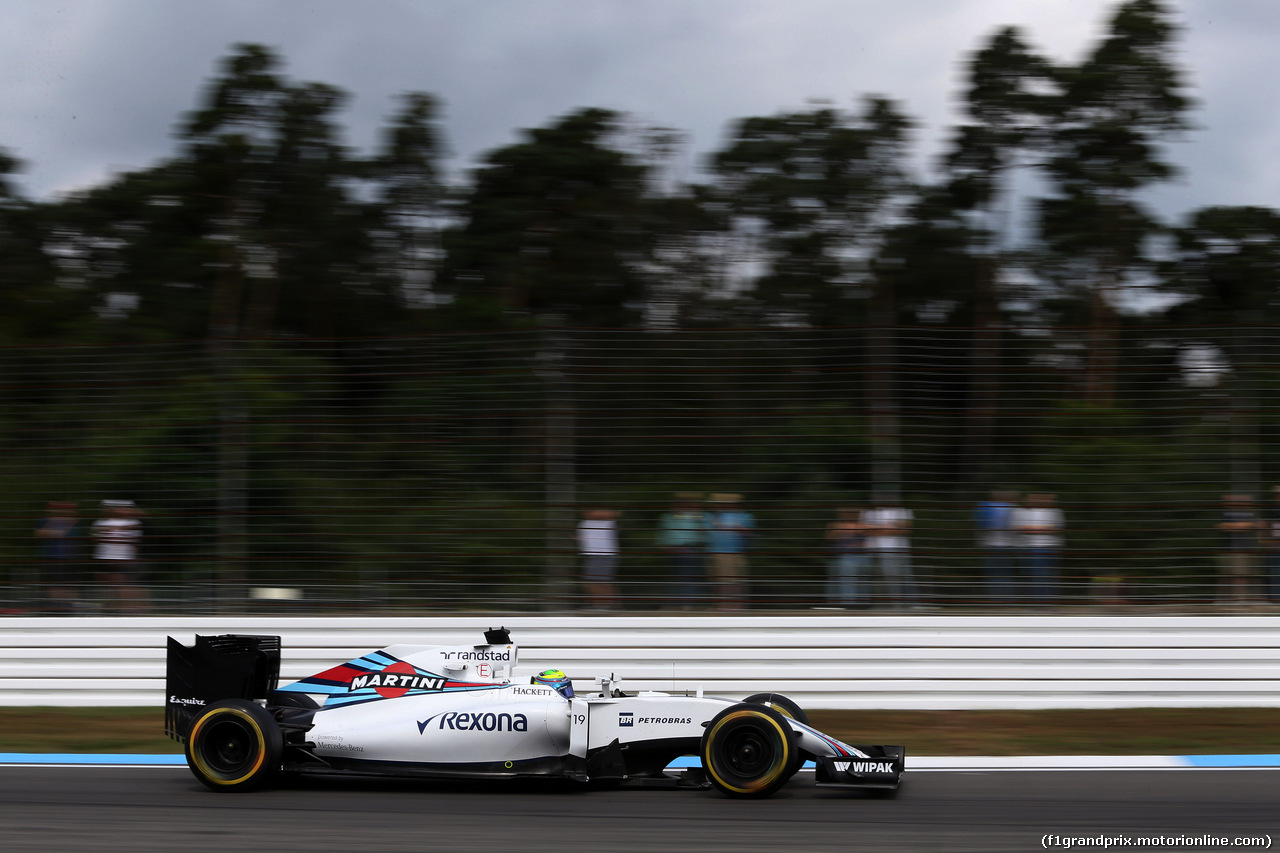 GP GERMANIA, 29.07.2016 - Prove Libere 1, Felipe Massa (BRA) Williams FW38