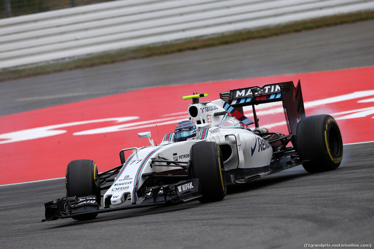 GP GERMANIA, 29.07.2016 - Prove Libere 1, Valtteri Bottas (FIN) Williams FW38 spins