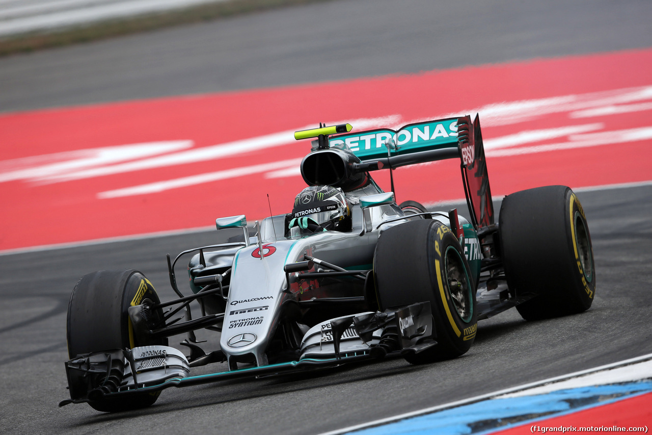 GP GERMANIA, 29.07.2016 - Prove Libere 1, Nico Rosberg (GER) Mercedes AMG F1 W07 Hybrid