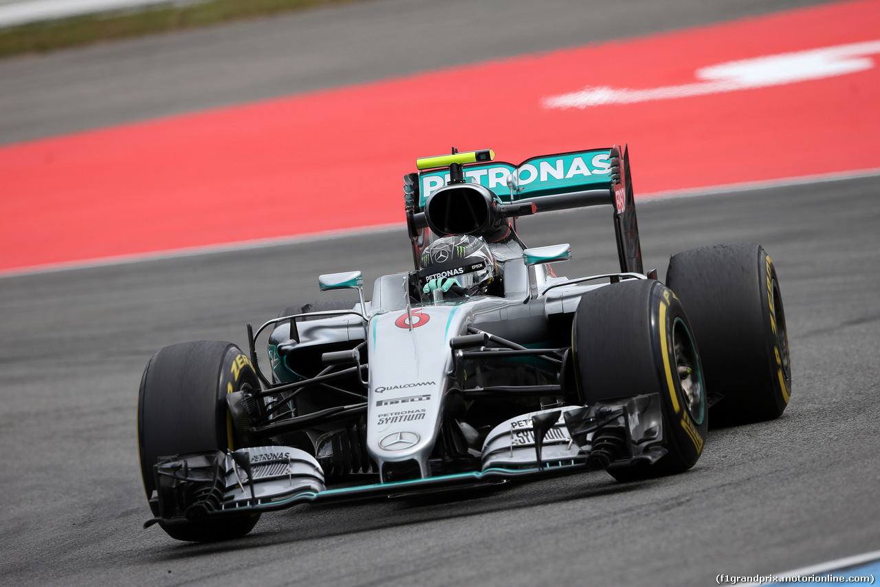 GP GERMANIA, 29.07.2016 - Prove Libere 1, Nico Rosberg (GER) Mercedes AMG F1 W07 Hybrid