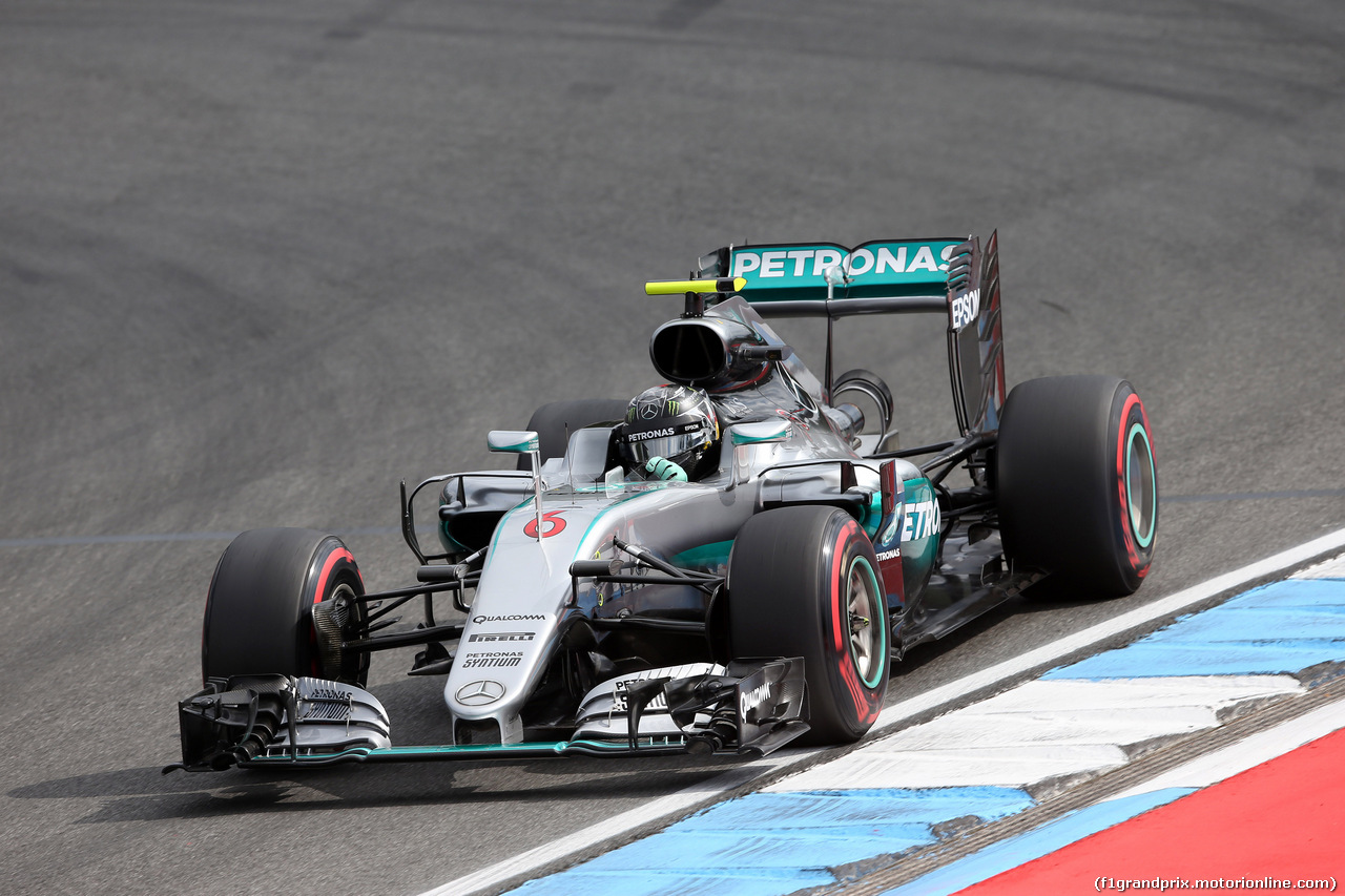 GP GERMANIA, 29.07.2016 - Prove Libere 1, Nico Rosberg (GER) Mercedes AMG F1 W07 Hybrid