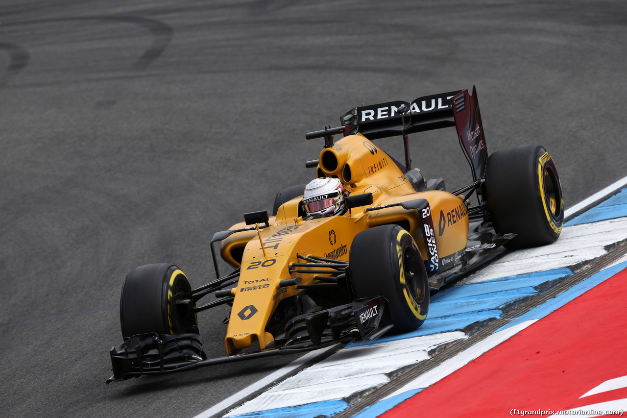 GP GERMANIA, 29.07.2016 - Prove Libere 1, Kevin Magnussen (DEN) Renault Sport F1 Team RS16