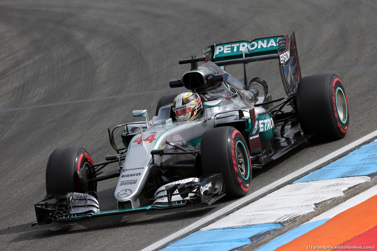 GP GERMANIA, 29.07.2016 - Prove Libere 1, Lewis Hamilton (GBR) Mercedes AMG F1 W07 Hybrid