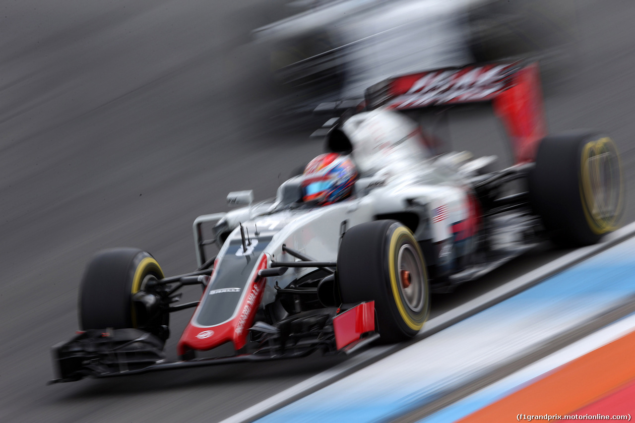GP GERMANIA, 29.07.2016 - Prove Libere 1, Romain Grosjean (FRA) Haas F1 Team VF-16