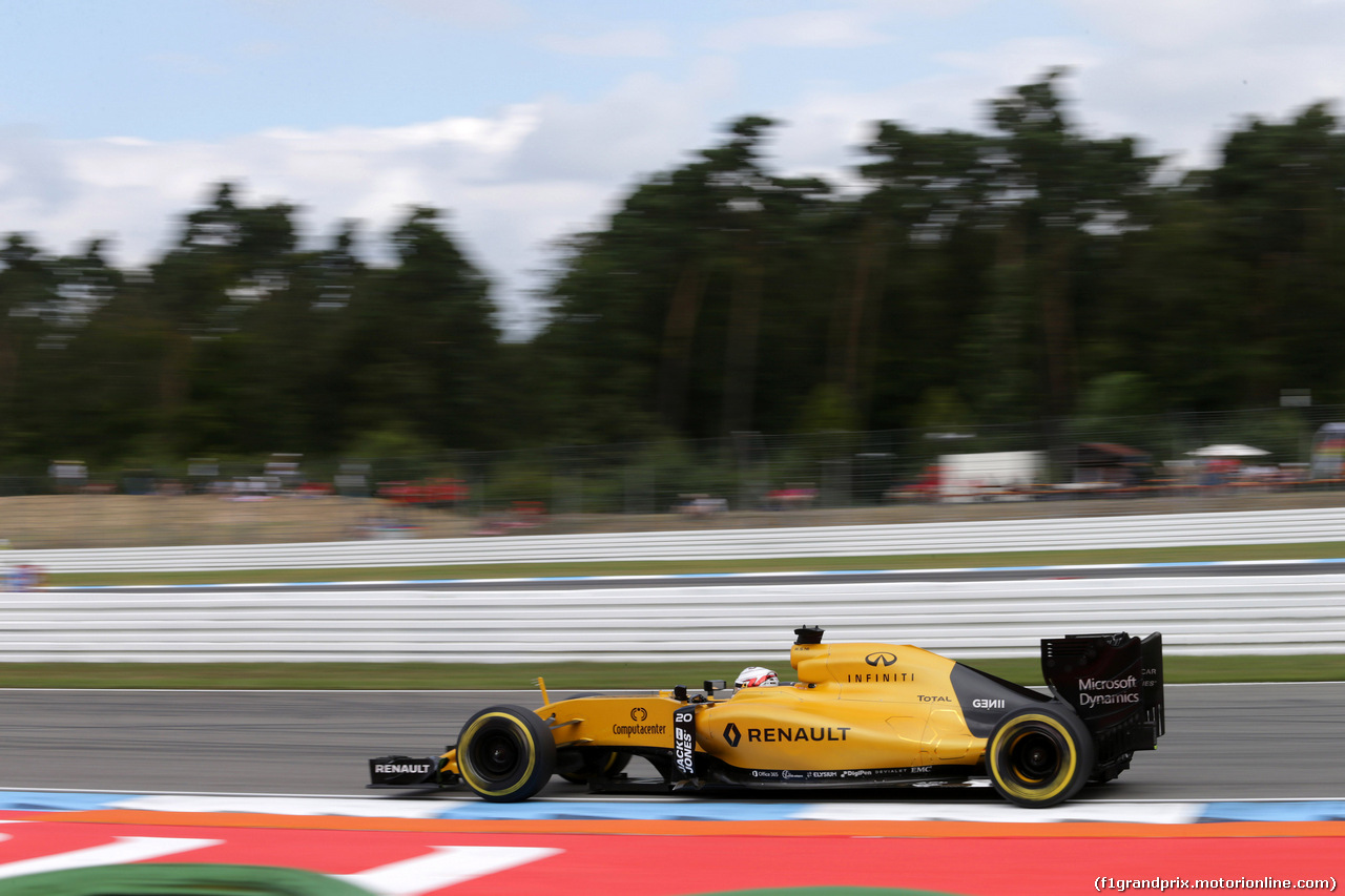 GP GERMANIA, 29.07.2016 - Prove Libere 1, Kevin Magnussen (DEN) Renault Sport F1 Team RS16