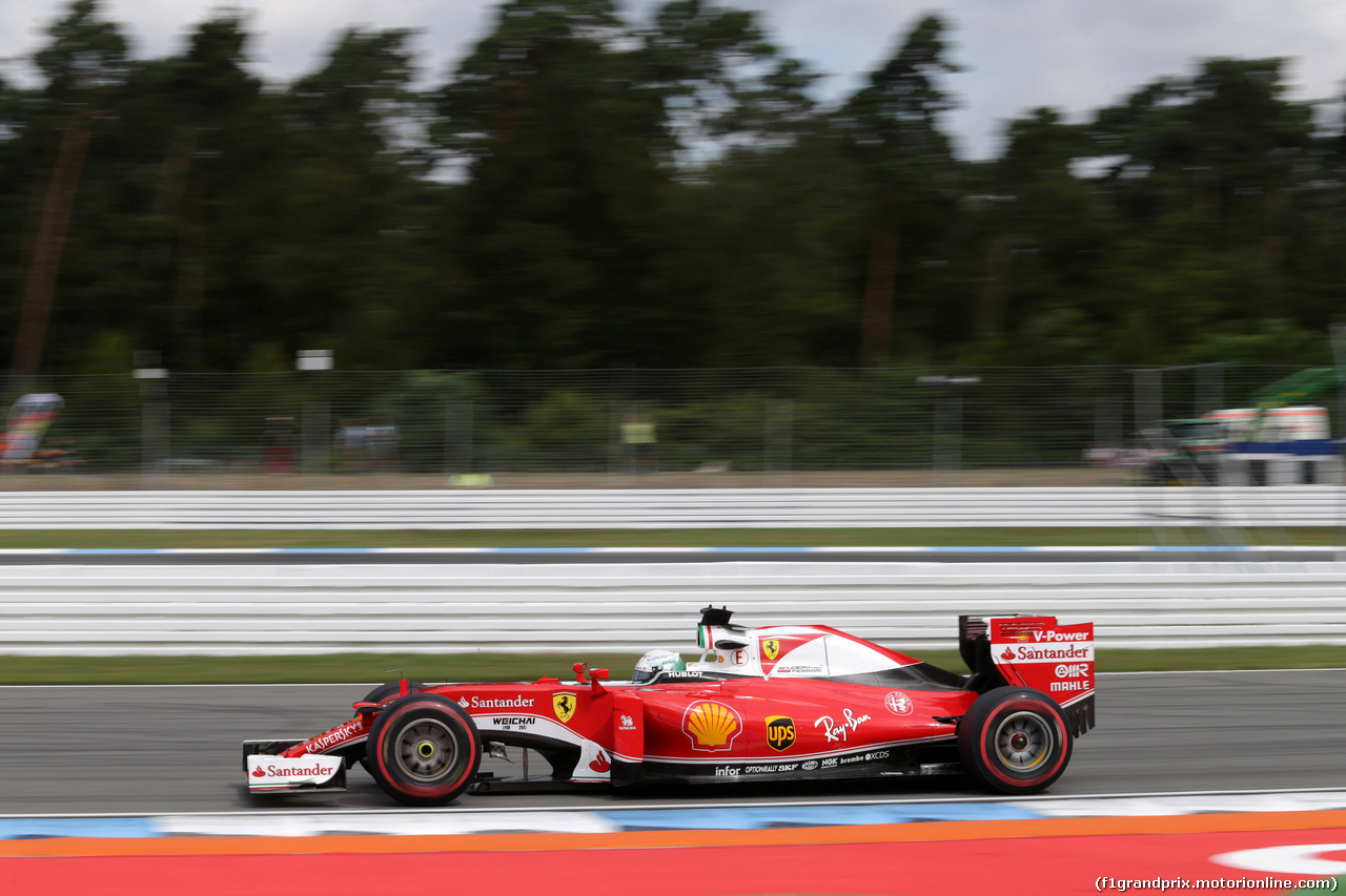 GP GERMANIA, 29.07.2016 - Prove Libere 1, Sebastian Vettel (GER) Ferrari SF16-H