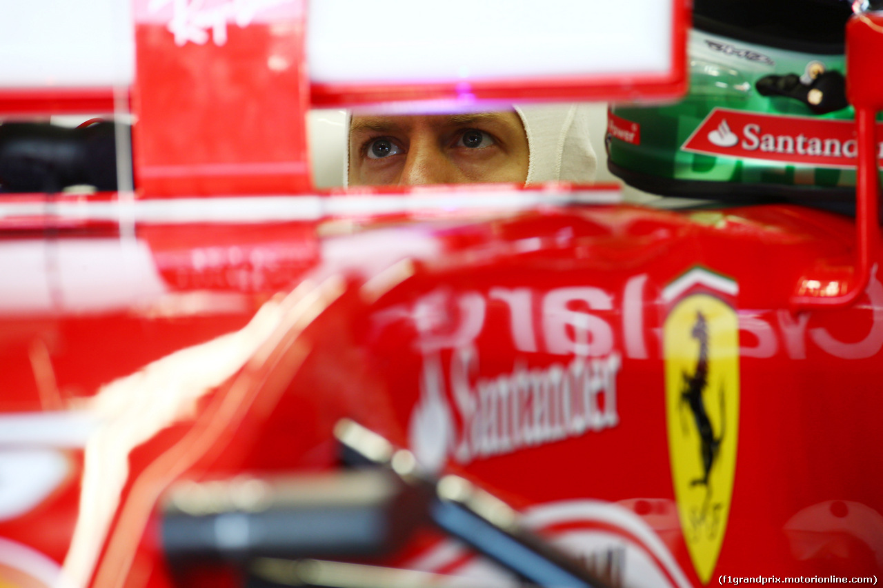 GP GERMANIA, 29.07.2016 - Prove Libere 1, Sebastian Vettel (GER) Ferrari SF16-H