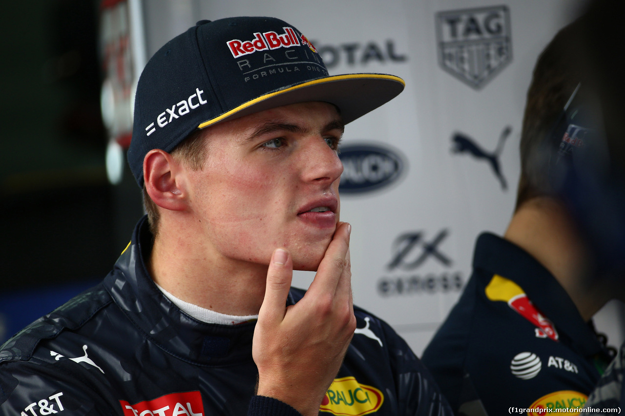 GP GERMANIA, 29.07.2016 - Prove Libere 1, Max Verstappen (NED) Red Bull Racing RB12