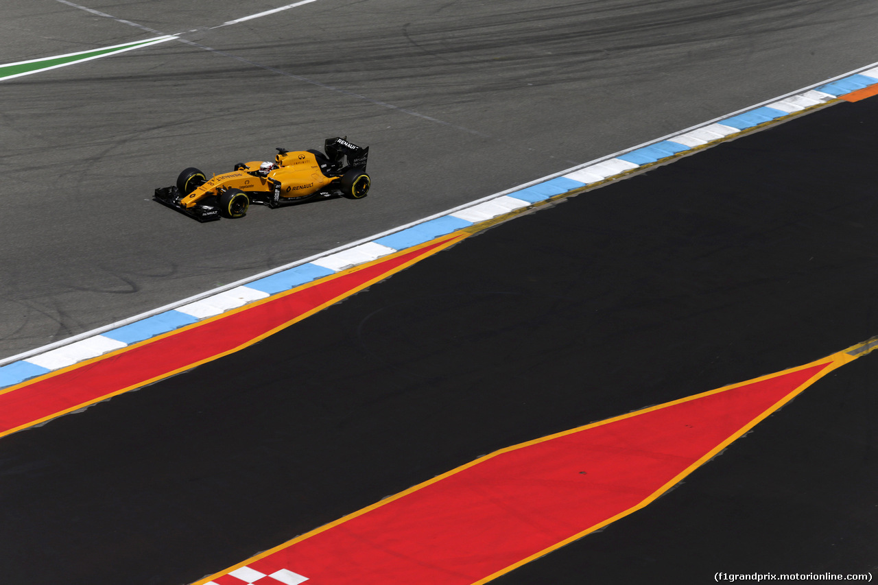 GP GERMANIA, 29.07.2016 - Prove Libere 2, Kevin Magnussen (DEN) Renault Sport F1 Team RS16