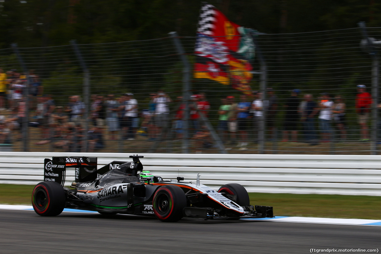 GP GERMANIA, 29.07.2016 - Prove Libere 2, Nico Hulkenberg (GER) Sahara Force India F1 VJM09