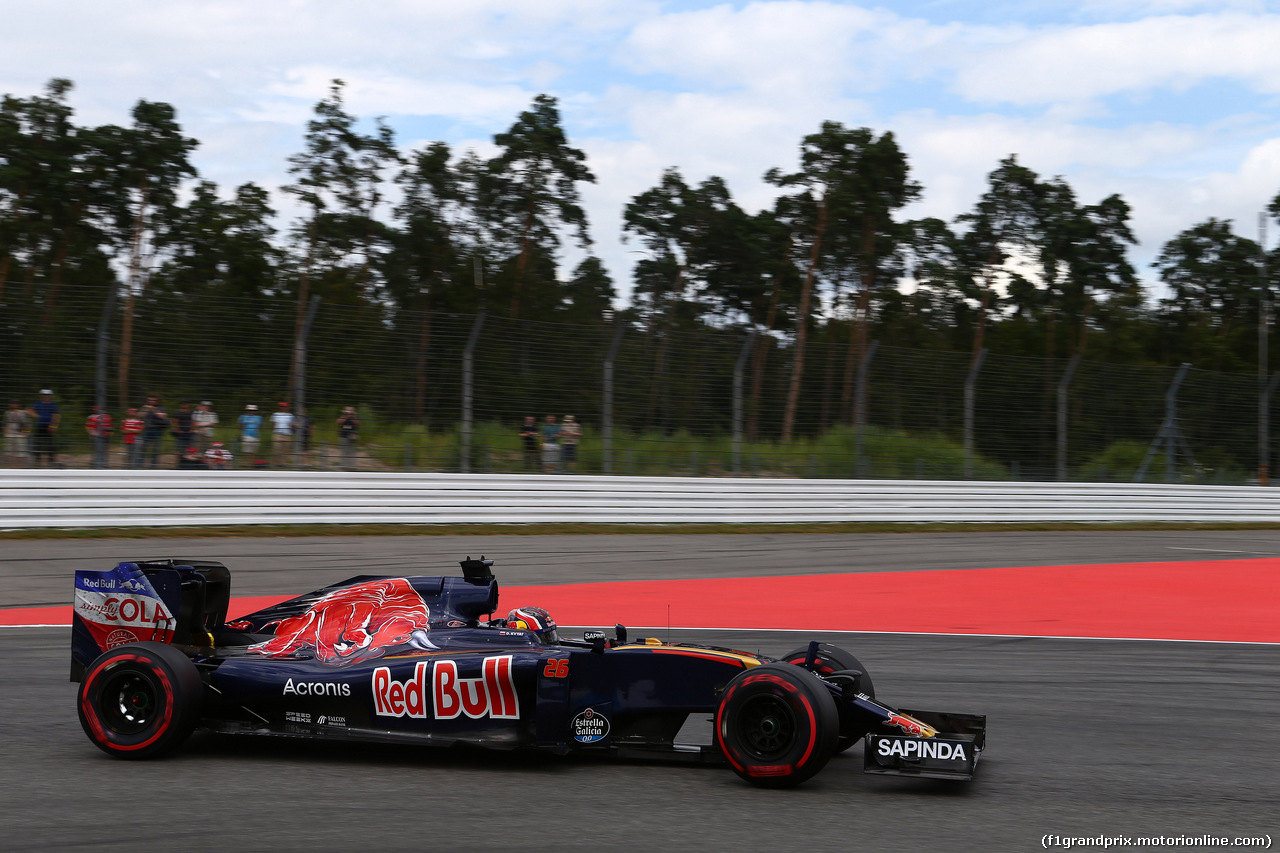 GP GERMANIA, 29.07.2016 - Prove Libere 2, Daniil Kvyat (RUS) Scuderia Toro Rosso STR11