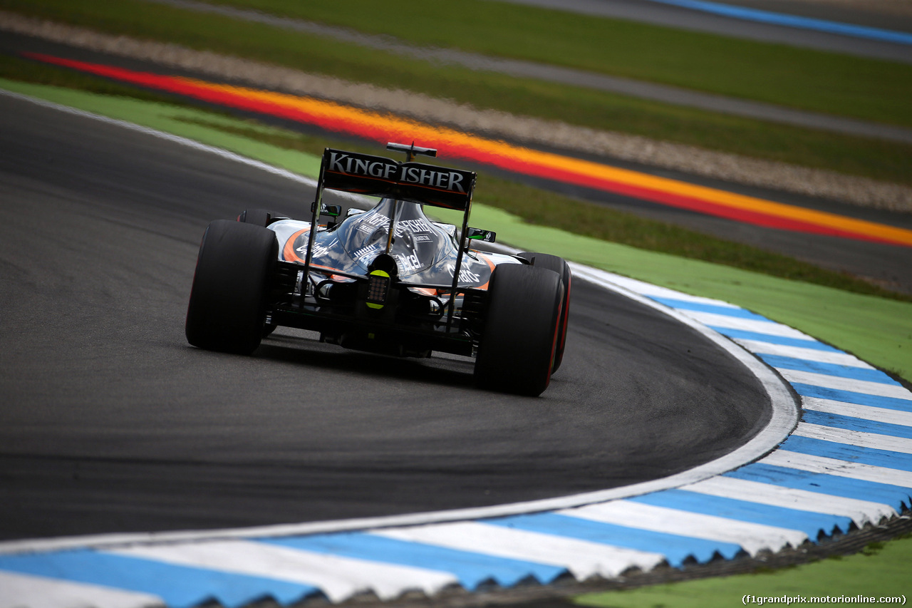 GP GERMANIA, 29.07.2016 - Prove Libere 2, Nico Hulkenberg (GER) Sahara Force India F1 VJM09