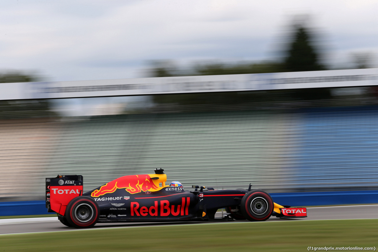 GP GERMANIA, 29.07.2016 - Prove Libere 2, Daniel Ricciardo (AUS) Red Bull Racing RB12