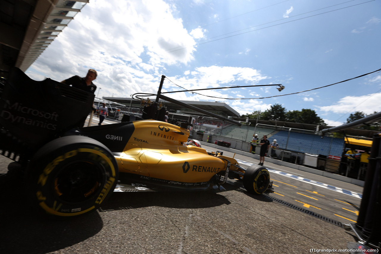 GP GERMANIA, 29.07.2016 - Prove Libere 2, Kevin Magnussen (DEN) Renault Sport F1 Team RS16