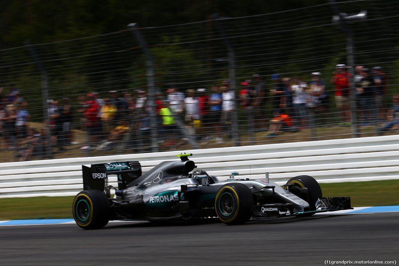 GP GERMANIA, 29.07.2016 - Prove Libere 2, Nico Rosberg (GER) Mercedes AMG F1 W07 Hybrid