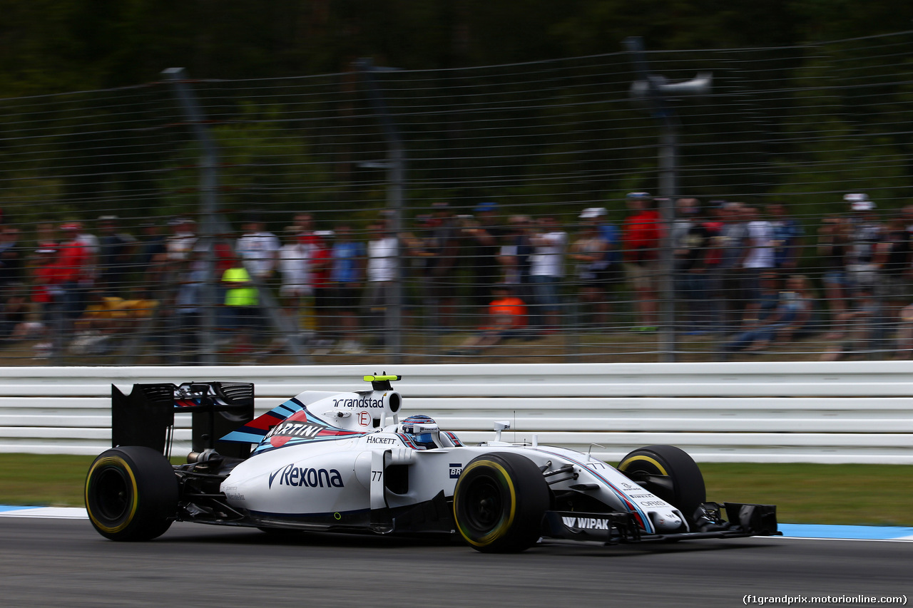 GP GERMANIA, 29.07.2016 - Prove Libere 2, Valtteri Bottas (FIN) Williams FW38