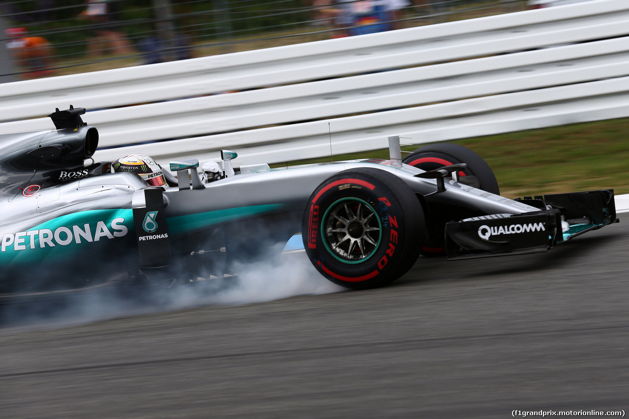 GP GERMANIA, 29.07.2016 - Prove Libere 2, Lewis Hamilton (GBR) Mercedes AMG F1 W07 Hybrid