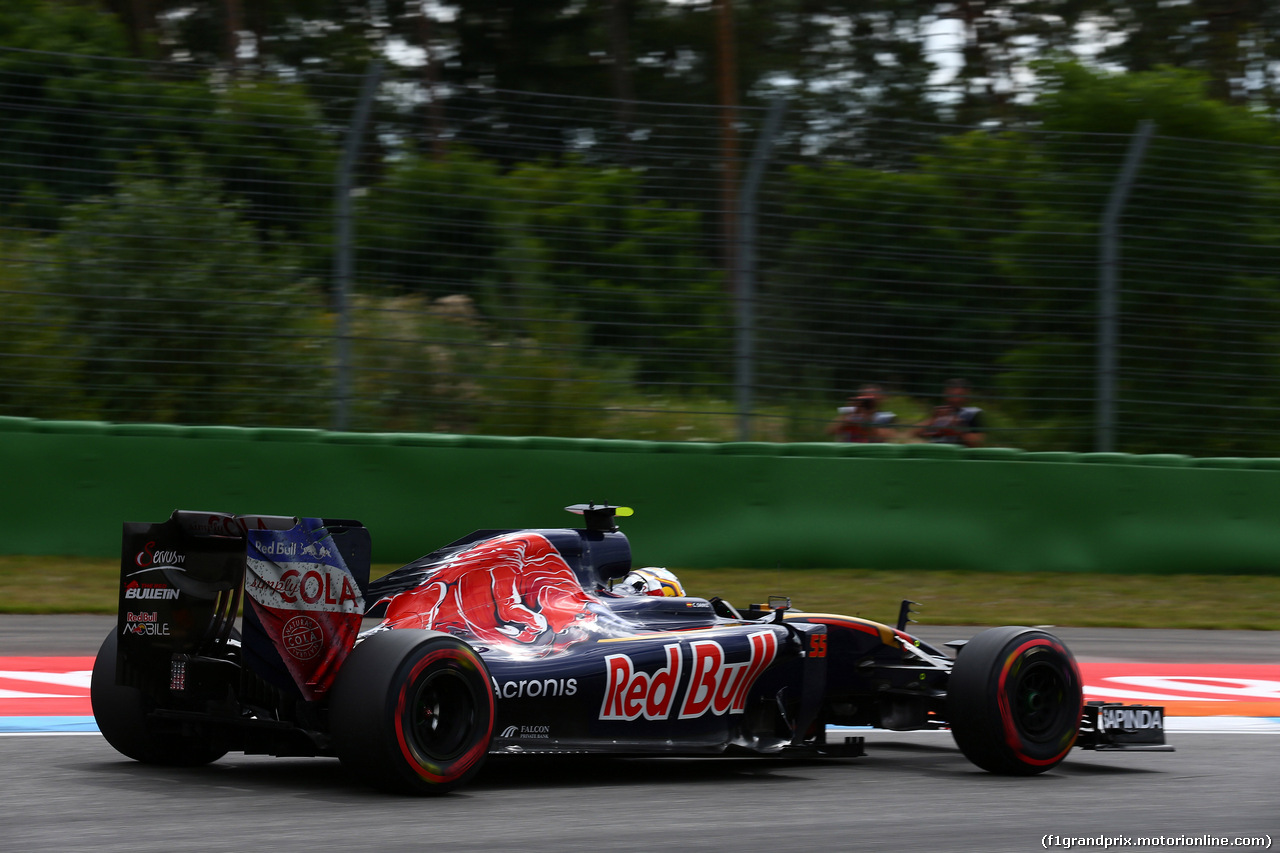 GP GERMANIA, 29.07.2016 - Prove Libere 2, Carlos Sainz Jr (ESP) Scuderia Toro Rosso STR11