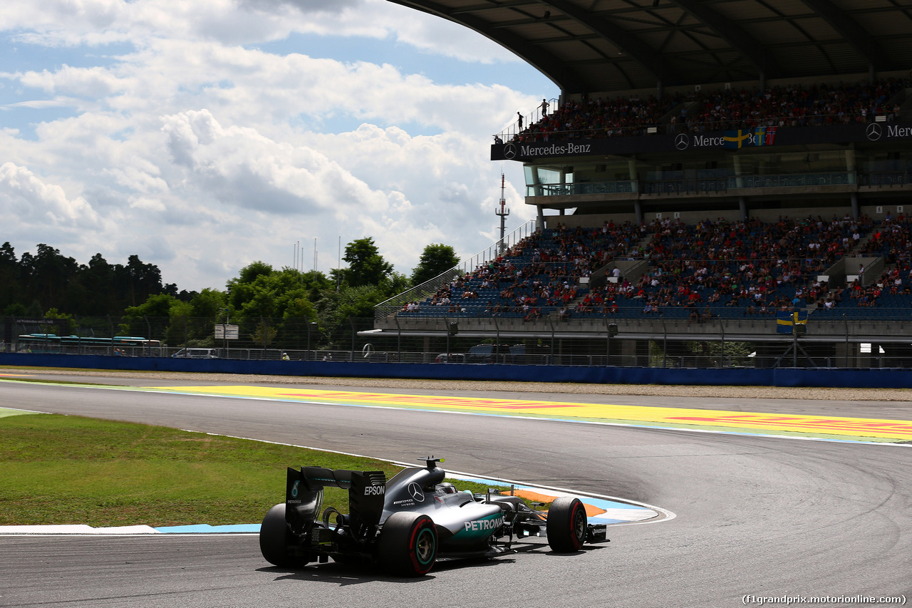 GP GERMANIA, 29.07.2016 - Prove Libere 2, Nico Rosberg (GER) Mercedes AMG F1 W07 Hybrid