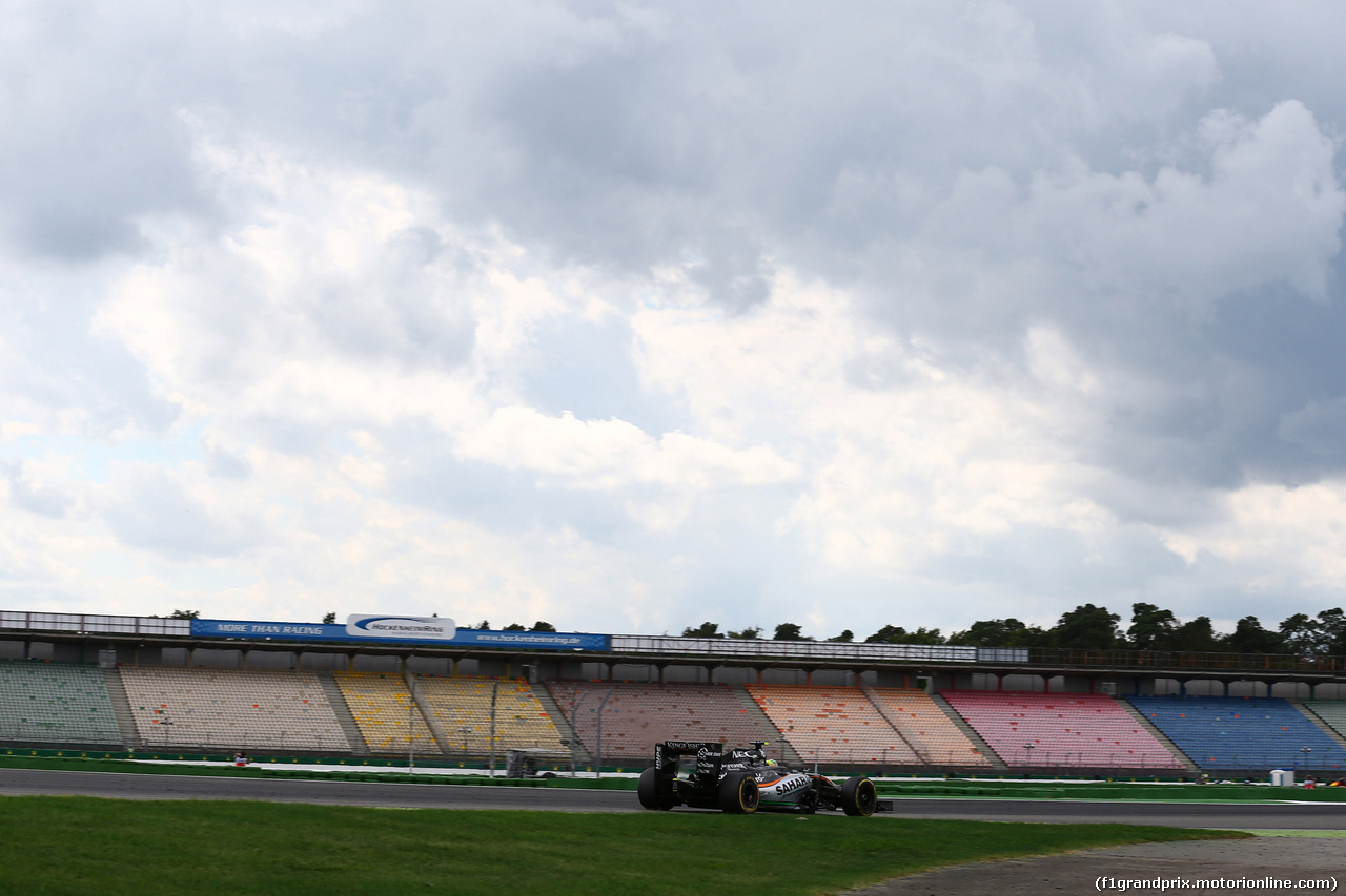 GP GERMANIA, 29.07.2016 - Prove Libere 2, Sergio Perez (MEX) Sahara Force India F1 VJM09