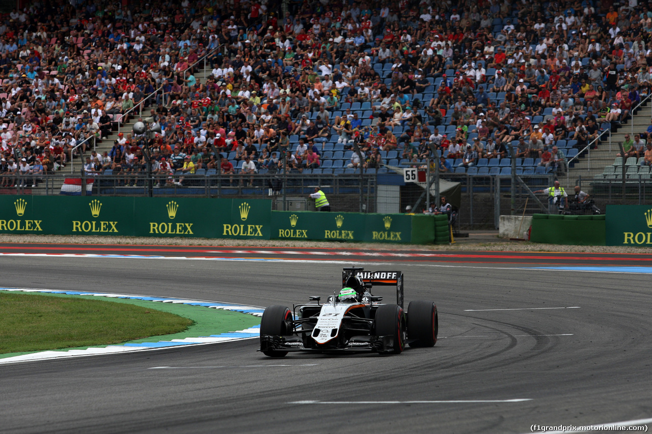 GP GERMANIA, 29.07.2016 - Prove Libere 2, Nico Hulkenberg (GER) Sahara Force India F1 VJM09