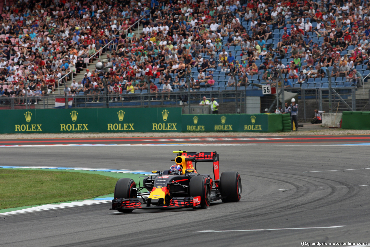 GP GERMANIA, 29.07.2016 - Prove Libere 2, Max Verstappen (NED) Red Bull Racing RB12