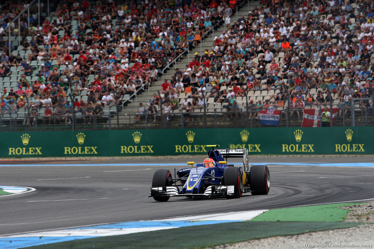 GP GERMANIA, 29.07.2016 - Prove Libere 2, Felipe Nasr (BRA) Sauber C34