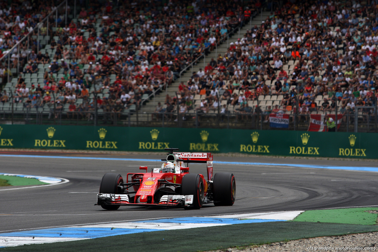 GP GERMANIA, 29.07.2016 - Prove Libere 2, Sebastian Vettel (GER) Ferrari SF16-H