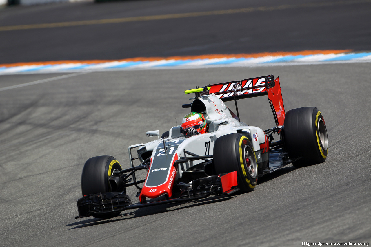 GP GERMANIA, 29.07.2016 - Prove Libere 2, Esteban Gutierrez (MEX) Haas F1 Team VF-16