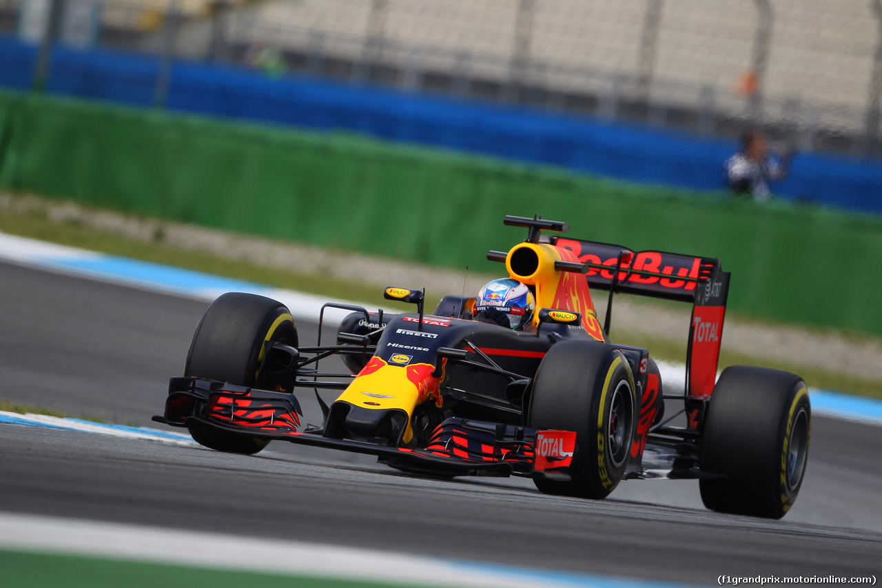 GP GERMANIA, 29.07.2016 - Prove Libere 2, Daniel Ricciardo (AUS) Red Bull Racing RB12