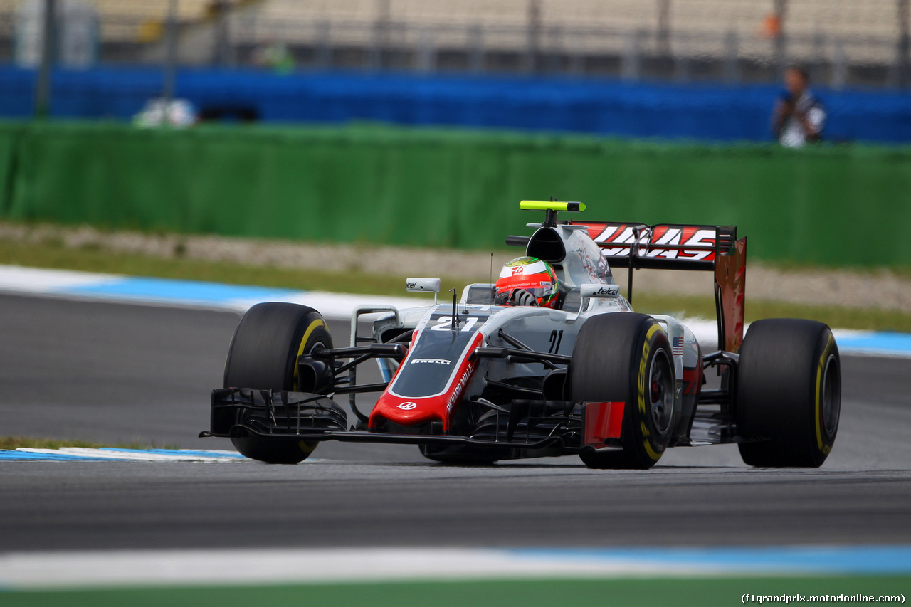 GP GERMANIA, 29.07.2016 - Prove Libere 2, Esteban Gutierrez (MEX) Haas F1 Team VF-16