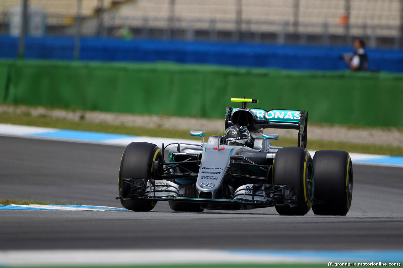 GP GERMANIA, 29.07.2016 - Prove Libere 2, Nico Rosberg (GER) Mercedes AMG F1 W07 Hybrid